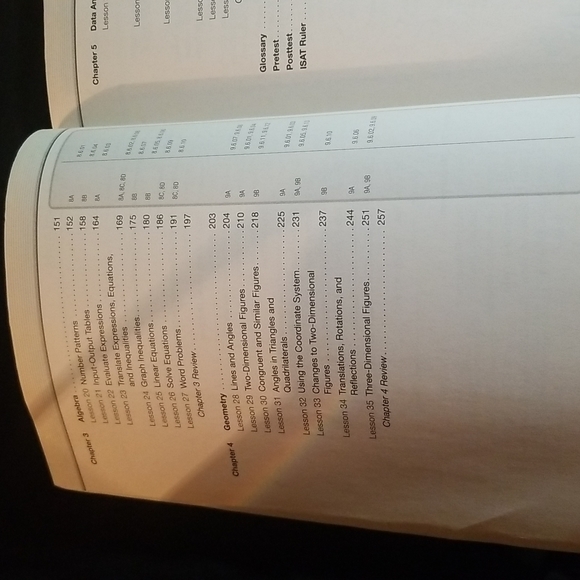 Illinois ISAT Coach workbook Mathematics Grade 6 - Picture 6 of 12